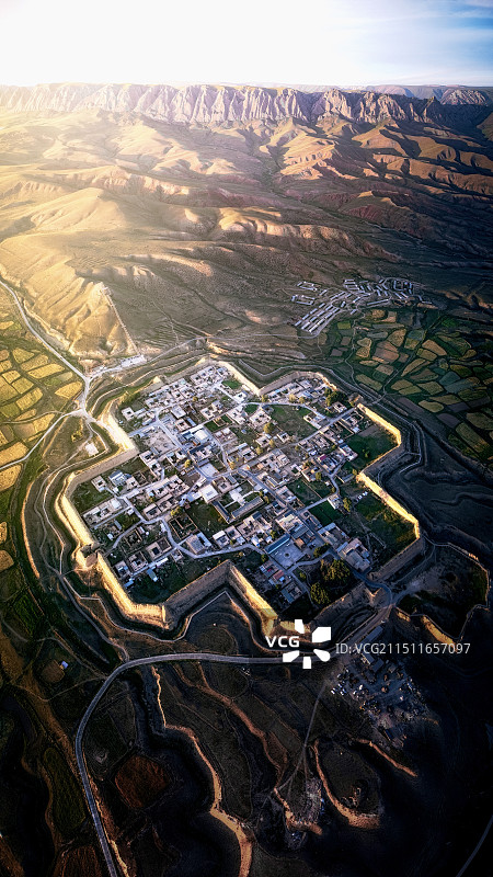 甘南甘加秘境八角城图片素材