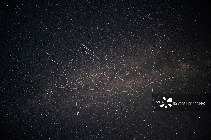 夏季大三角证件照图片素材