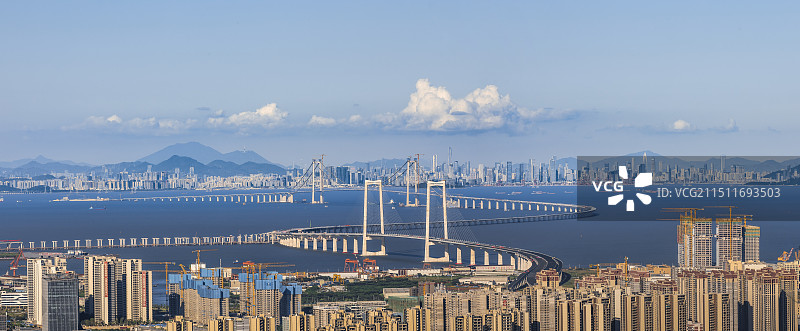 深中通道全景图图片素材