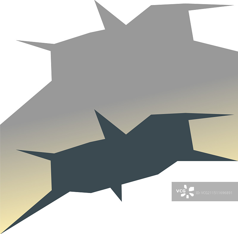 白色表面上蔓延的大裂缝图片素材