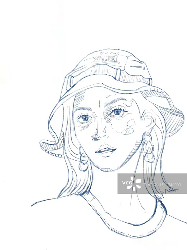 欧美复古风头像图片素材