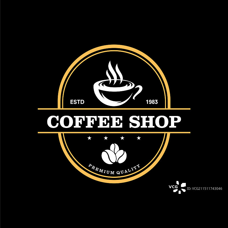 咖啡Logo设计图片素材