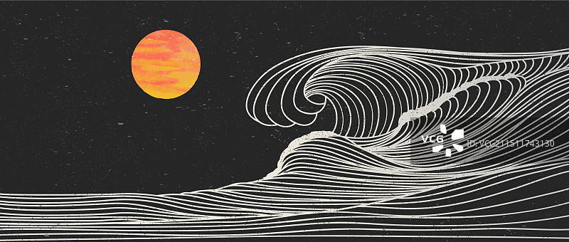 海浪景观图片素材