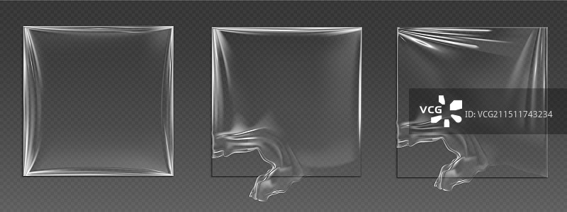 透明塑料膜图片素材