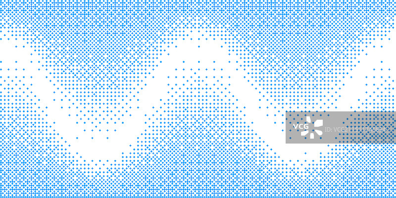 带有半色调光栅的波浪渐变背景图片素材