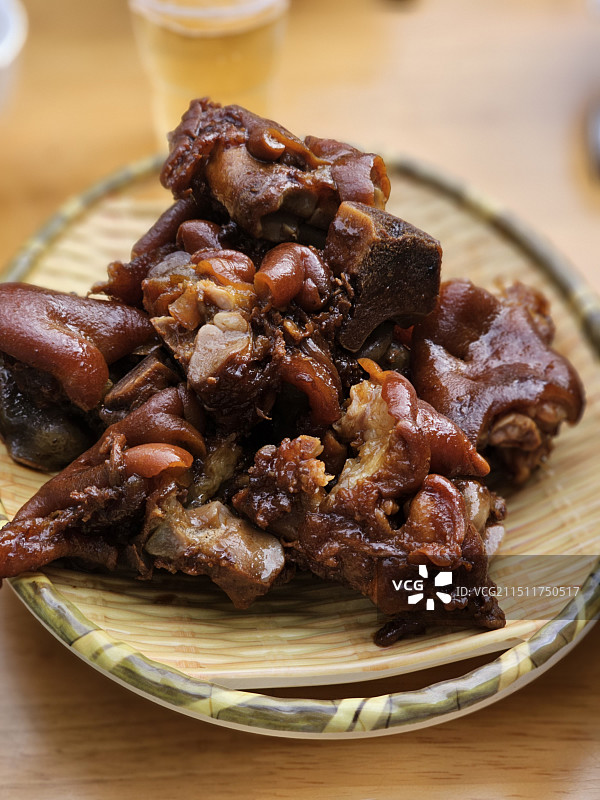 卤猪蹄图片素材