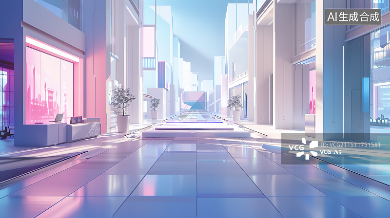 【AI数字艺术】现代电商场景图片素材