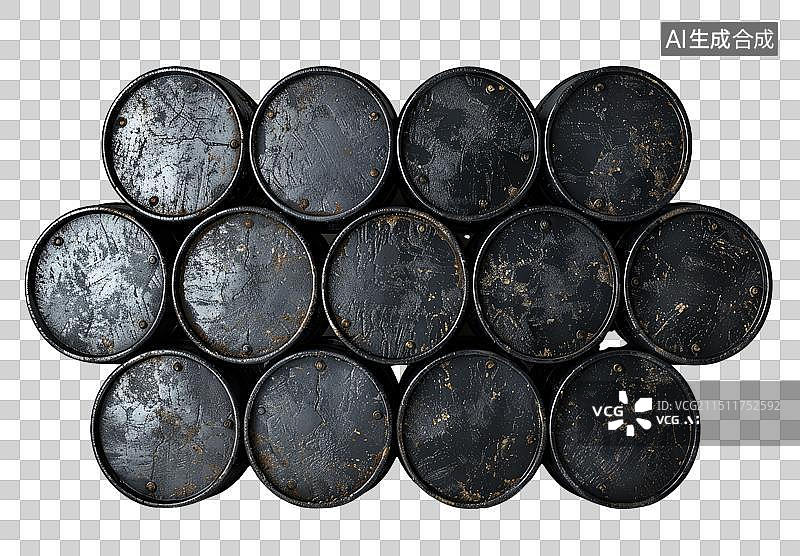 【AI数字艺术】一堆汽油桶免抠元素图片素材