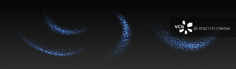 蓝色闪光飞溅的星尘爆炸图片素材