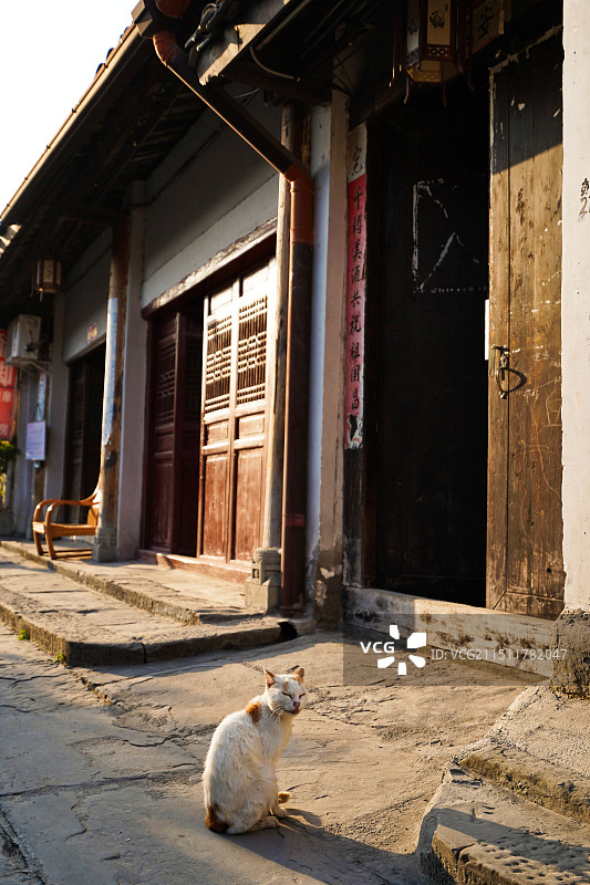 四川阆中古城图片素材