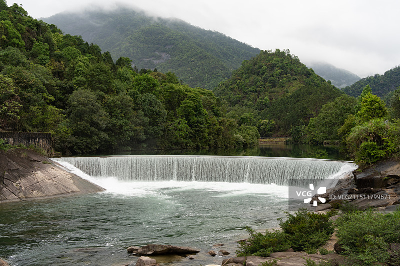 武夷山月亮湾全景图片素材