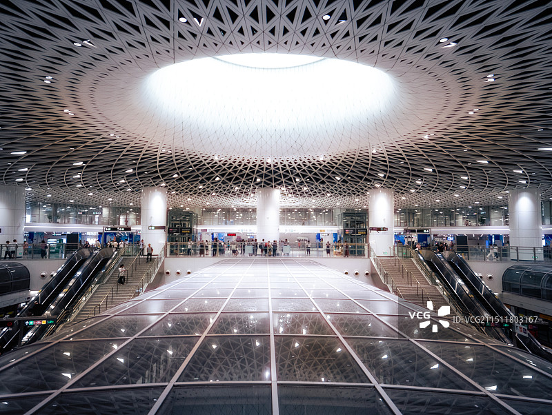 岗厦北地铁站图片素材