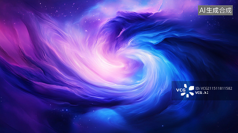 【AI数字艺术】五颜六色宇宙星云天体奇观宇宙星空概念插图图片素材