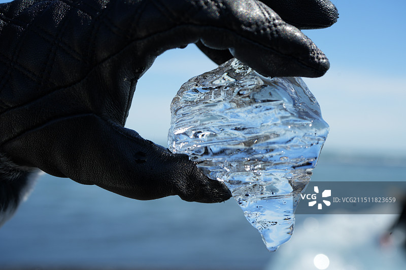 冰岛瓦特纳国家公园J杰古沙龙冰河湖钻石沙滩图片素材