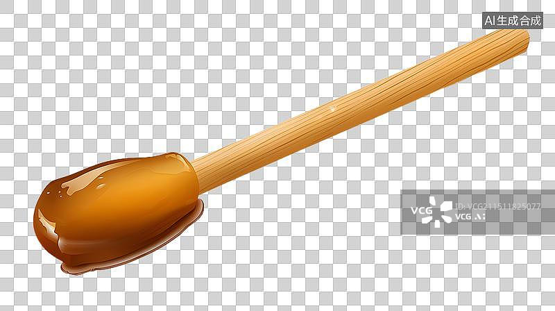 【AI数字艺术】蜂蜜与蜂蜜勺图片素材