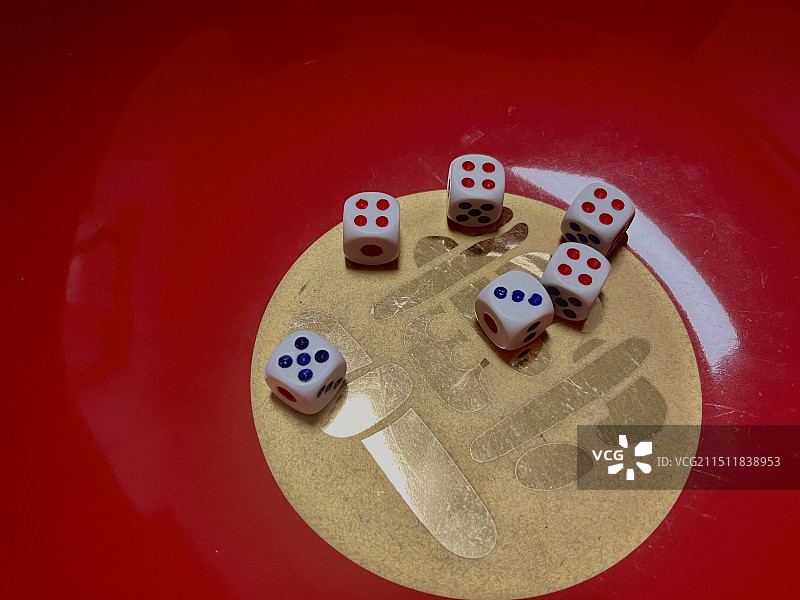 博饼之状元花落我家图片素材