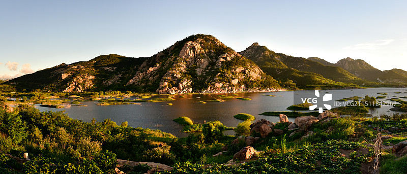 青岛崂山水库图片素材
