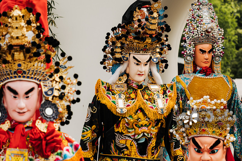 福建民俗活动游神图片素材