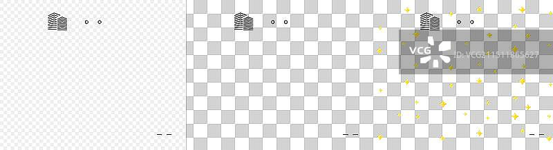 向上滑动触摸屏手势和图钉线条轮廓图图片素材