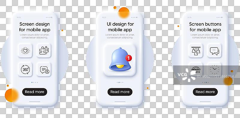 创意信息和聊天气泡线性图标图片素材