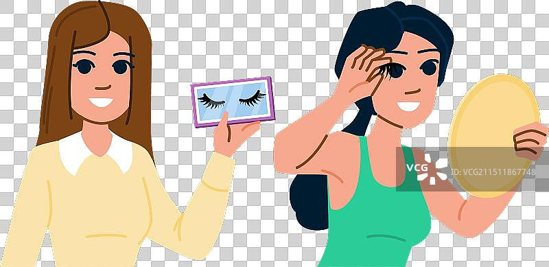 假睫毛图片素材