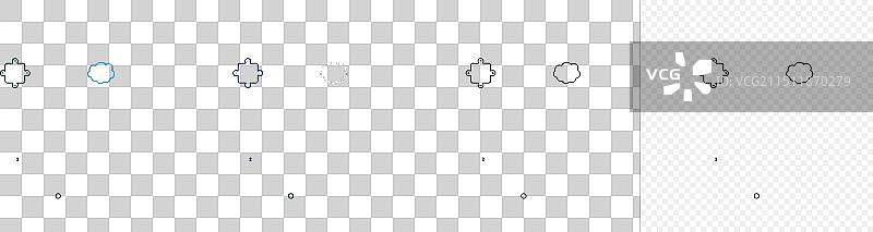 冠状病毒康复者图标集图片素材