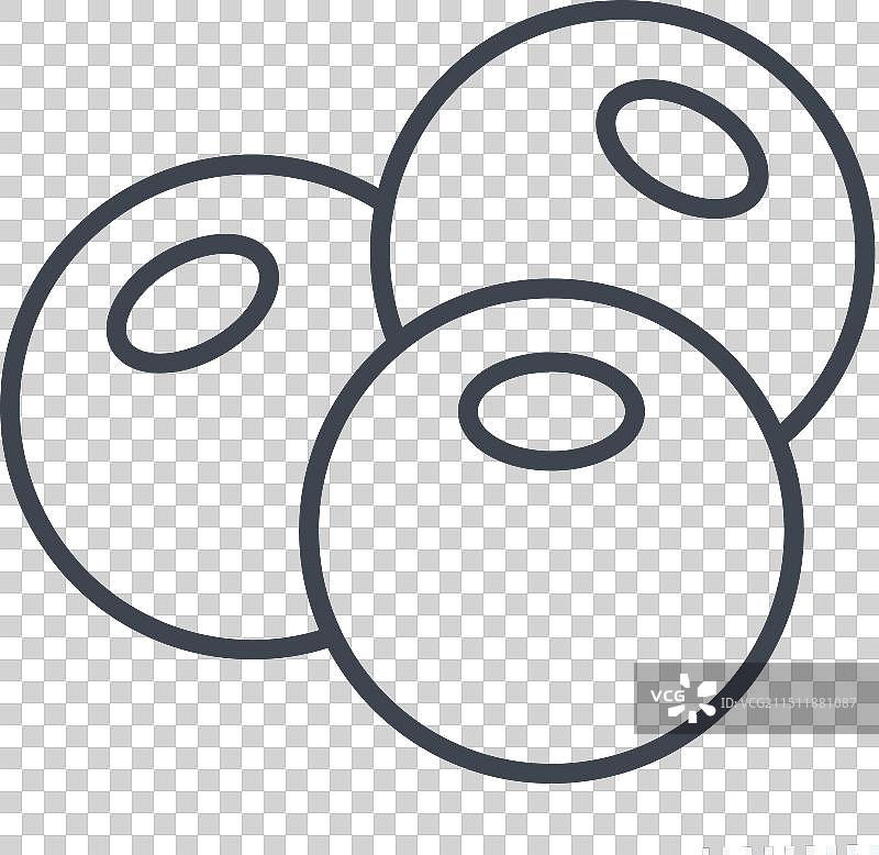 与香草和香料相关的杜松图标图片素材