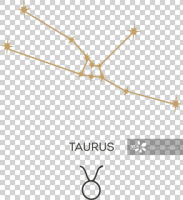 金牛座星座图片素材