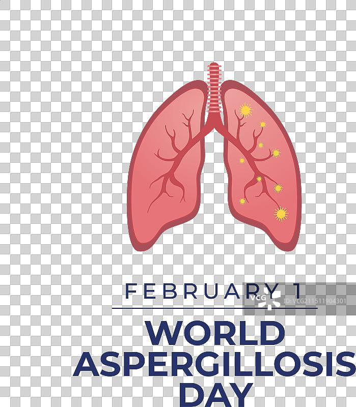 世界曲霉菌病日宣传单图片素材