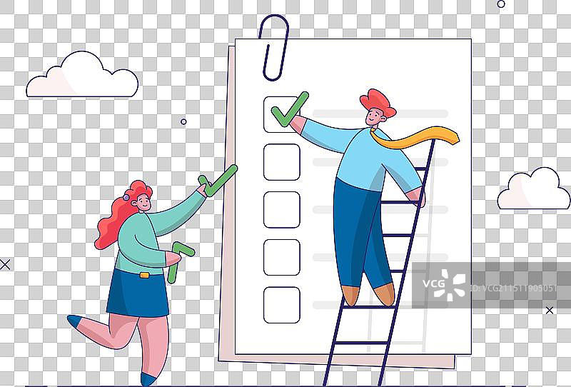 项目管理概念待办事项清单图片素材