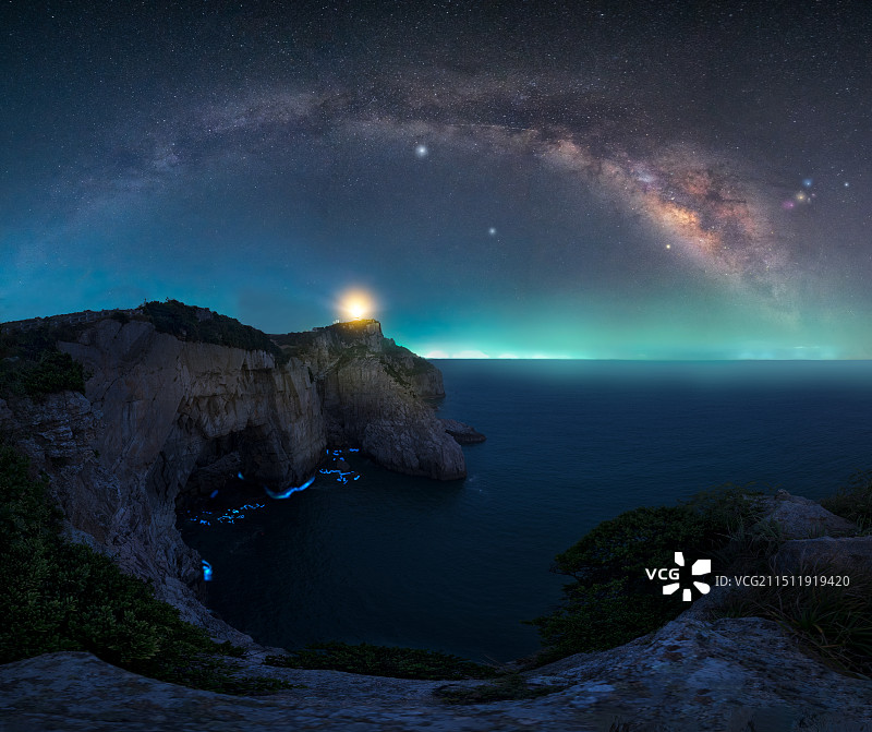 浙江宁波渔山岛银拱图片素材