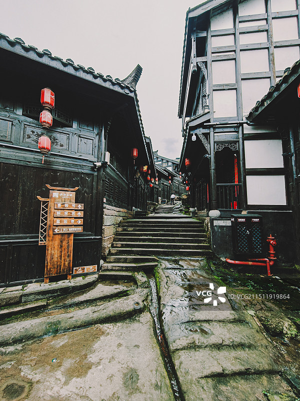 重庆石柱西沱古镇景区图片素材