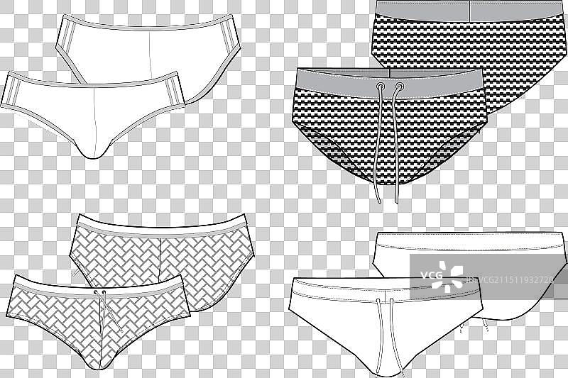 男士泳裤图片素材