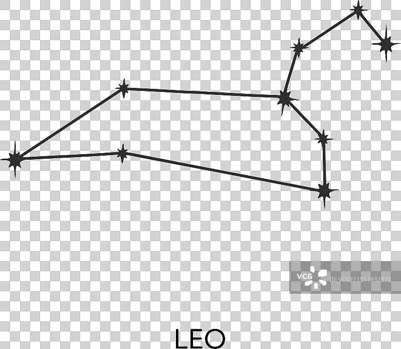 狮子座星座图片素材