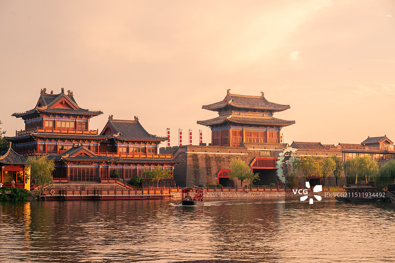 开封清明上河园通津门图片素材