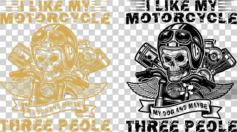 骑行T恤设计图片素材