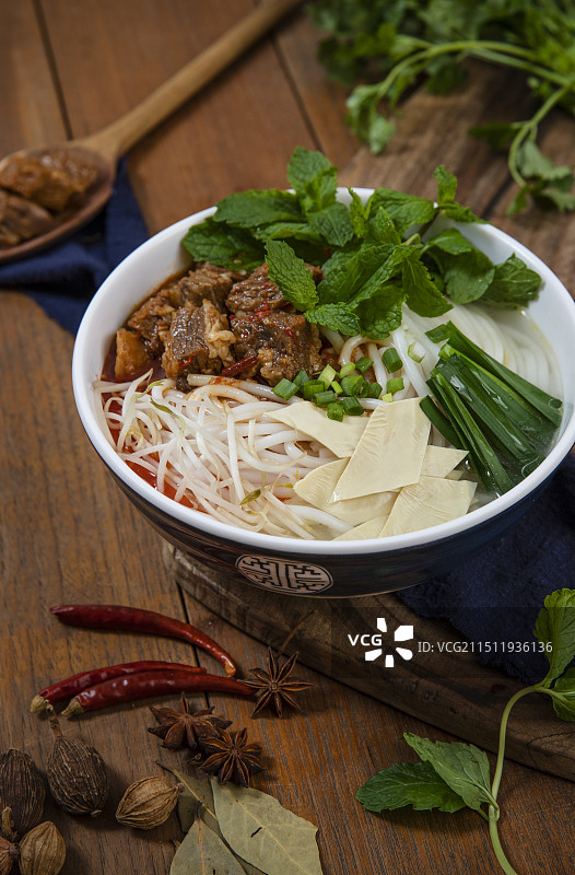 云南小吃 米线图片素材