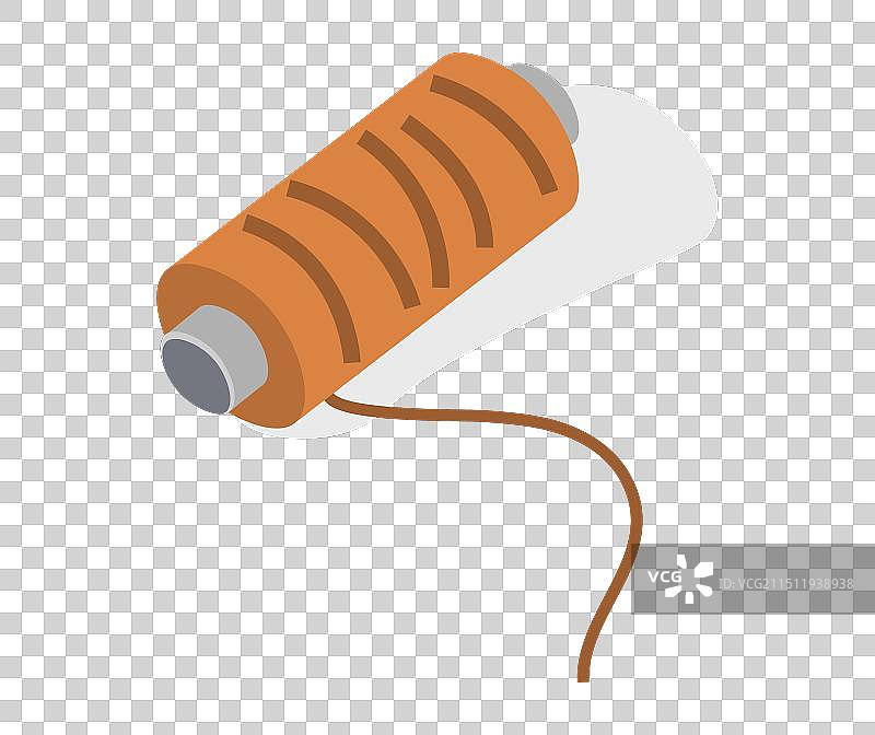 白色背景上的线轴缝纫线图标图片素材