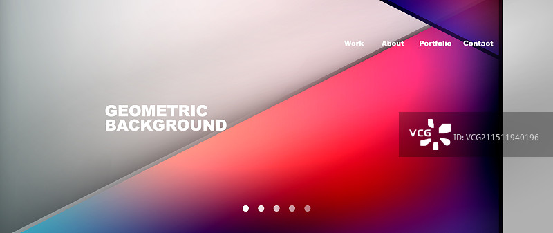 流动明亮的霓虹渐变几何抽象图片素材