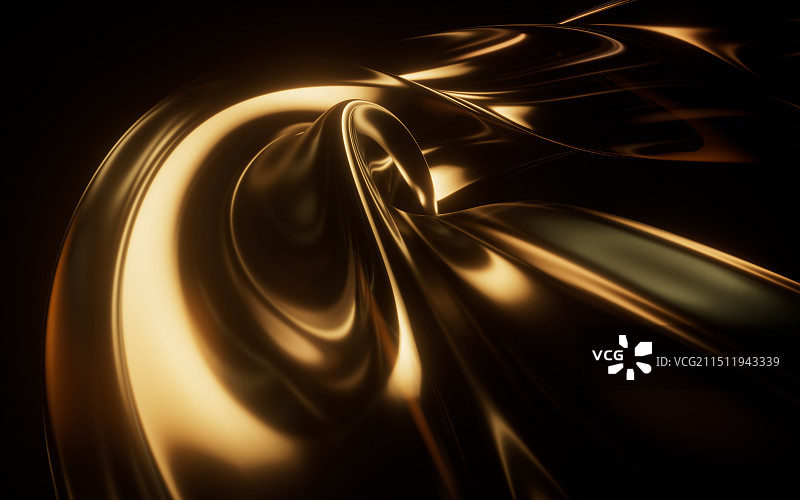 抽象霓虹曲面背景三维渲染图片素材