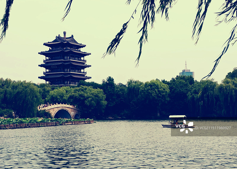 大明湖  好风光图片素材