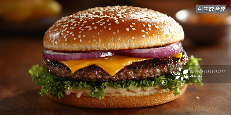 【AI数字艺术】汉堡 快餐 饮食文化图片素材