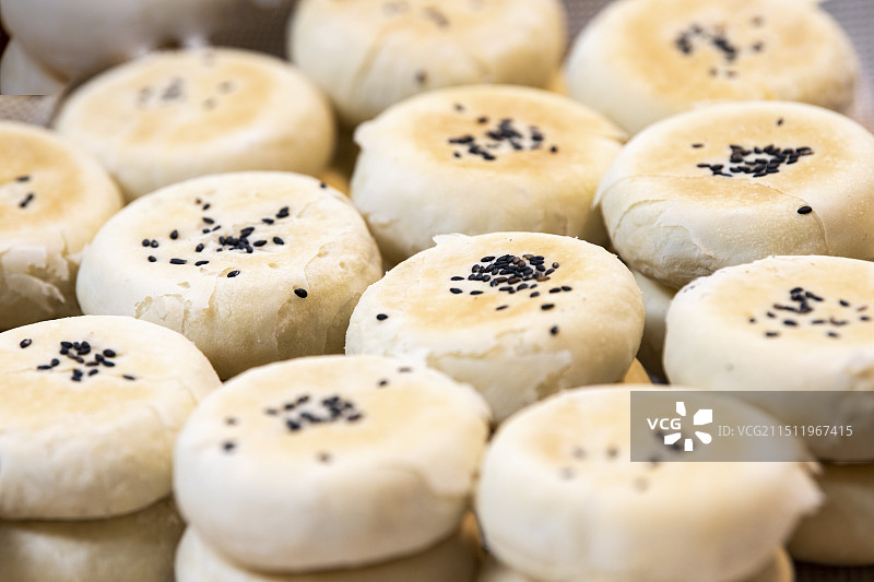 陕西特色名吃水晶饼图片素材