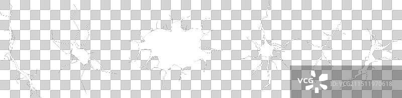 玻璃破碎的裂缝和断层图片素材