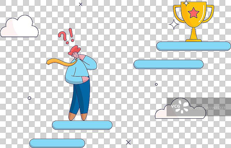 克服障碍或商业挑战图片素材