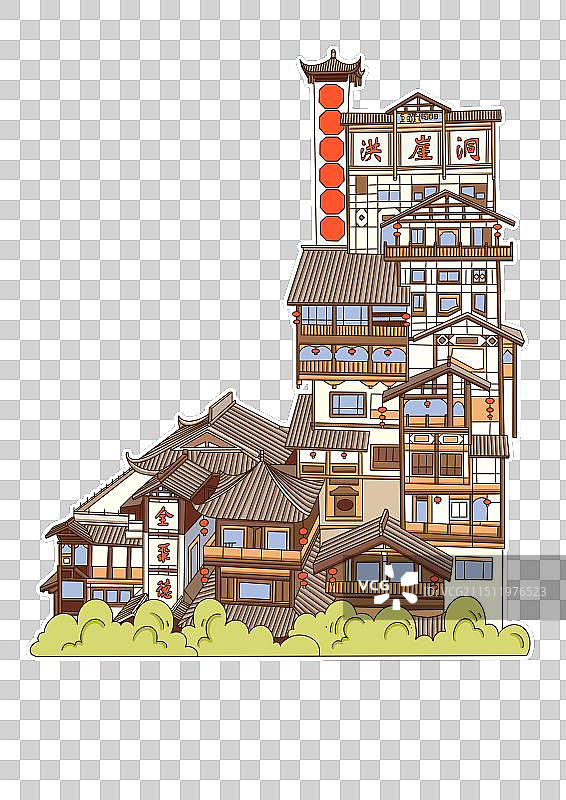 重庆洪崖洞图片素材