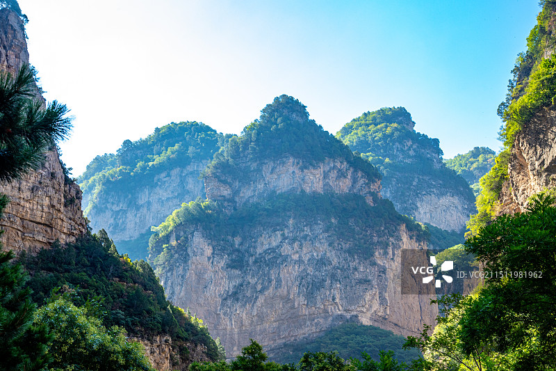 晋中红崖峡谷景区图片素材