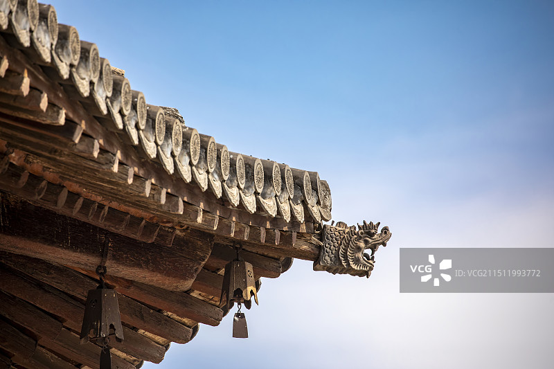 佛宫寺释迦塔又称应县木塔，位于中国山西省朔州市应县佛宫寺内，始建于辽清宁二年图片素材