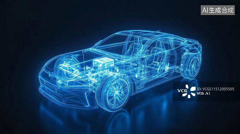 【AI数字艺术】未来, 电动, 车辆, 充电, 站, 能源, 道路, 汽车, 数据, 可视化图片素材