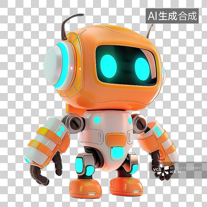 【AI数字艺术】智能机器人图片素材